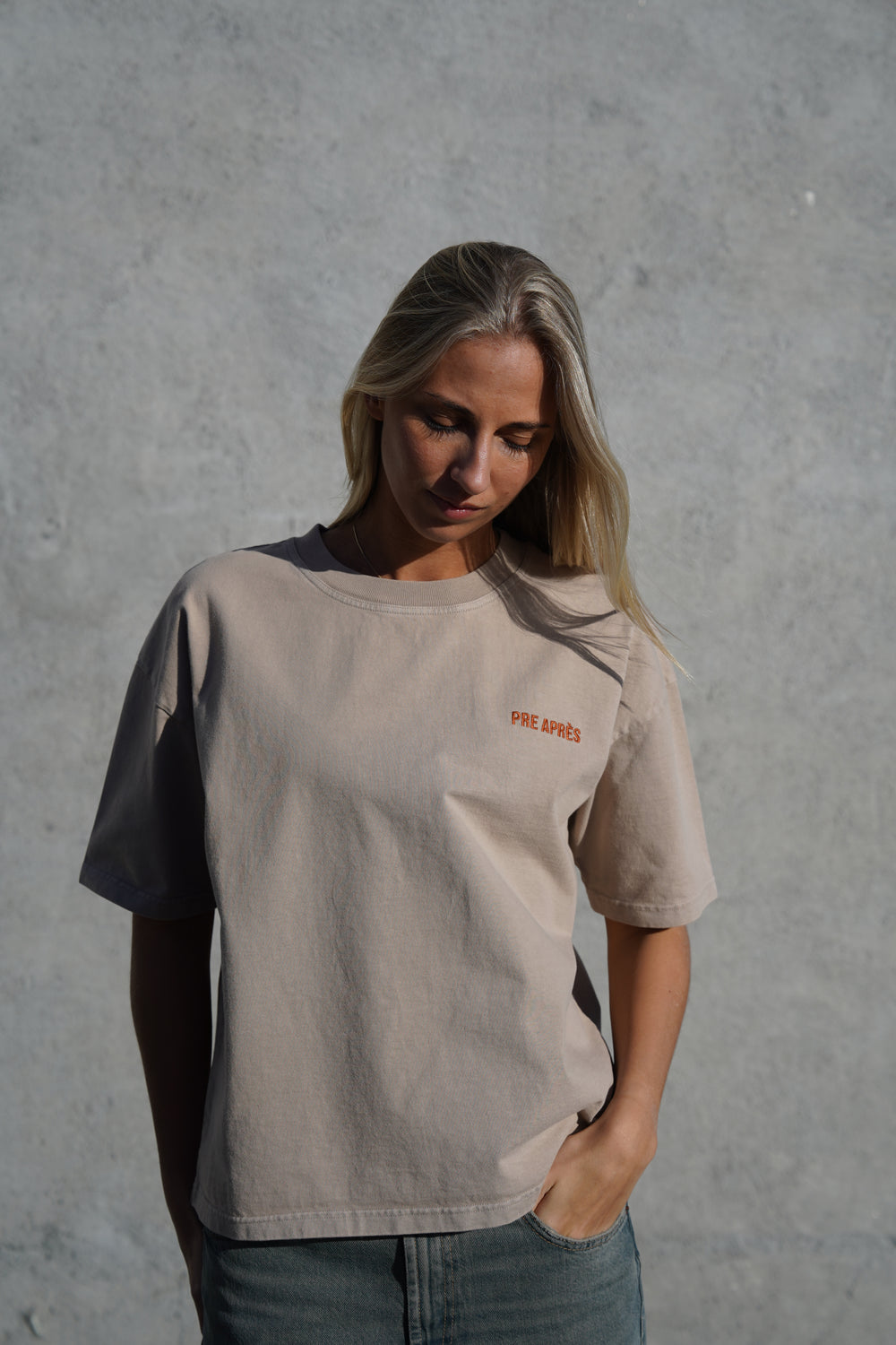 Après Ski T-Shirt - Khaki Grey