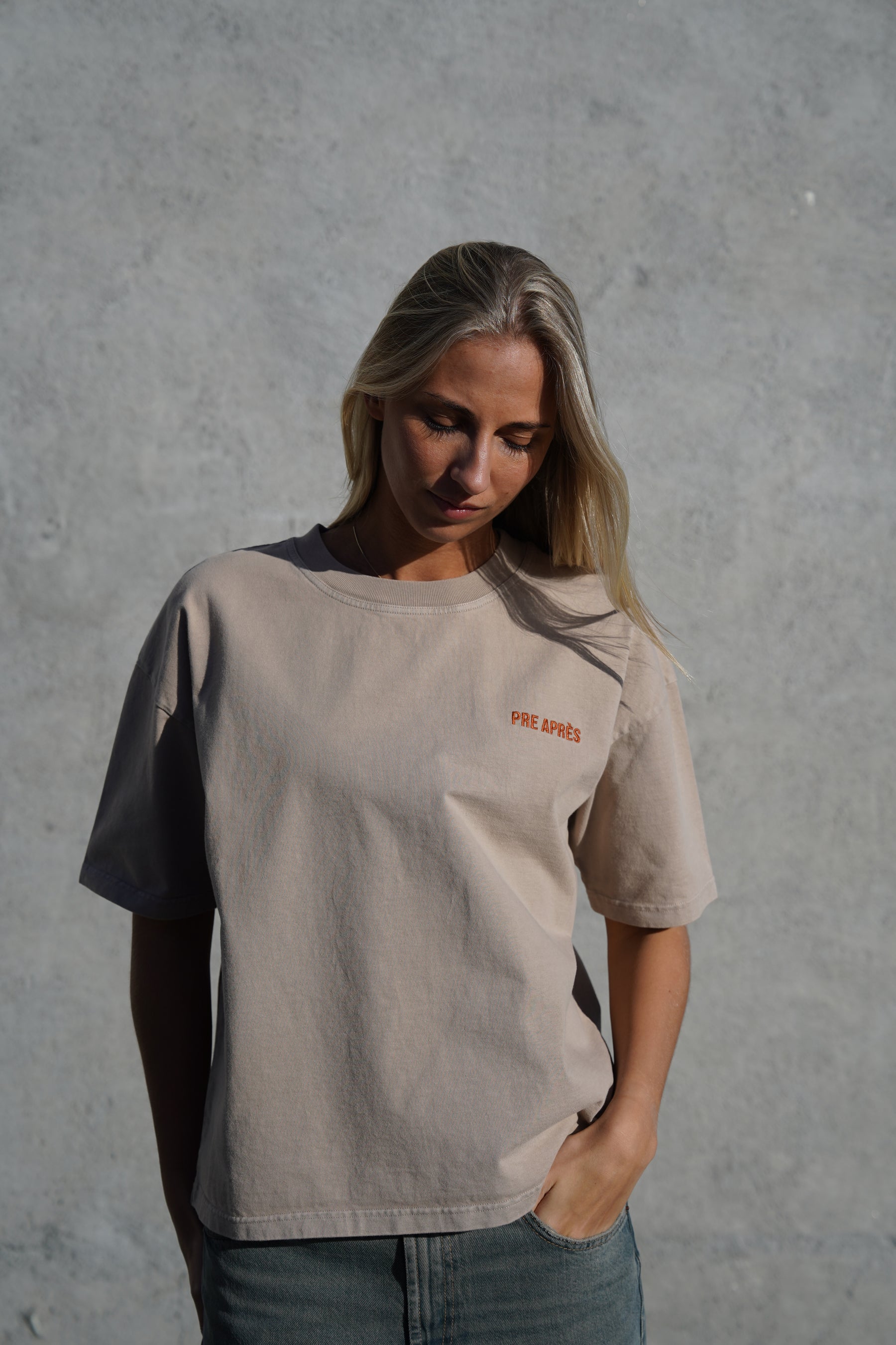 Après Ski T-Shirt - Khaki Grey