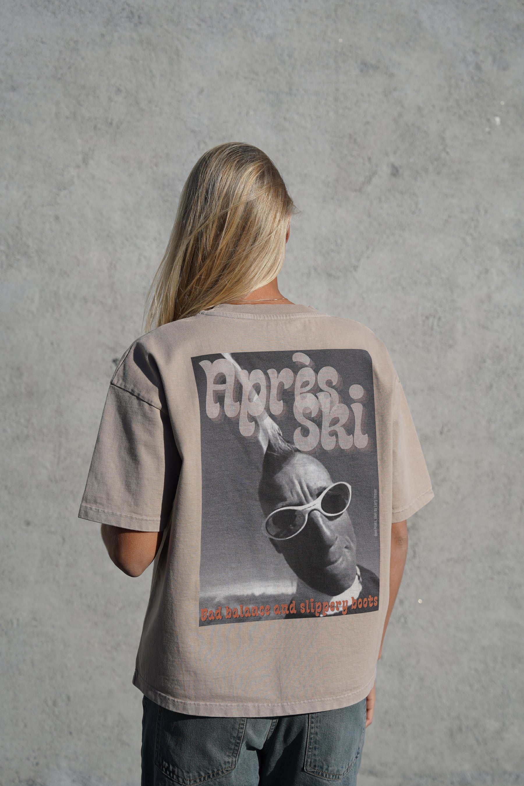 Après Ski T-Shirt - Khaki Grey