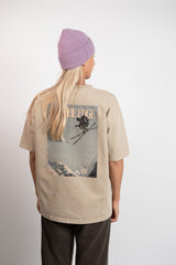 Mountain Maverick Tee - Khaki grey