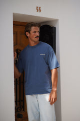 Base Washed Tee - Blue Sea