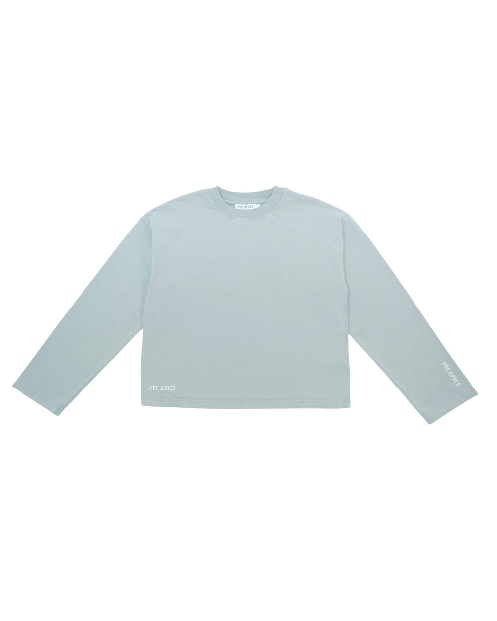 Boxy Washed Long Sleeve - Harbour Grey