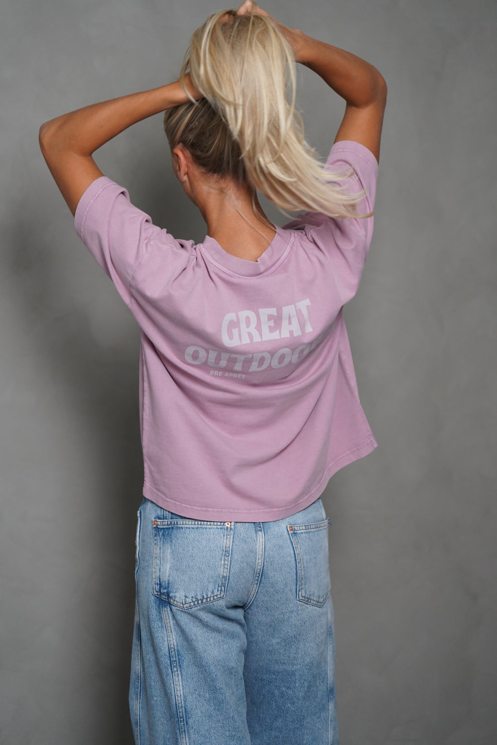 Great Outdoors Tee - Dusty Lilac