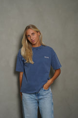 Skiers Tee - Atlantic Blue