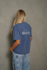 Skiers Tee - Atlantic Blue