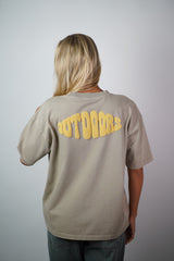 Outdoors Tee - Khaki Grey