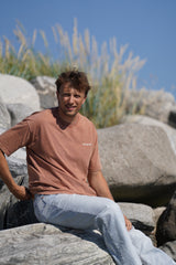 Base Washed Tee - Rusty Red