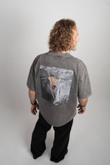 Ecstaski Tee  - Faded Black