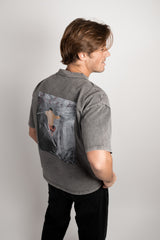 Ecstaski Tee  - Faded Black