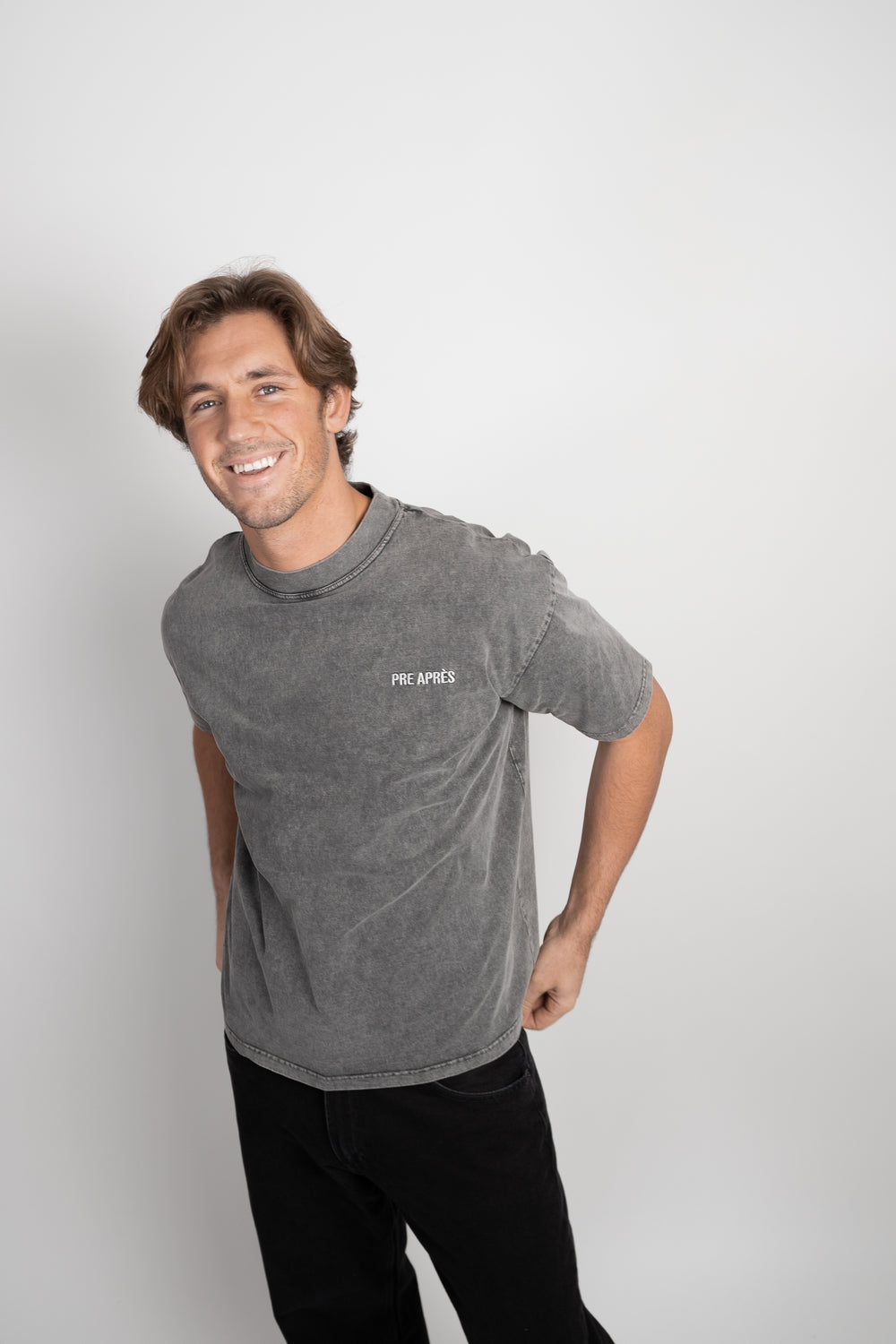 Ecstaski Tee  - Faded Black