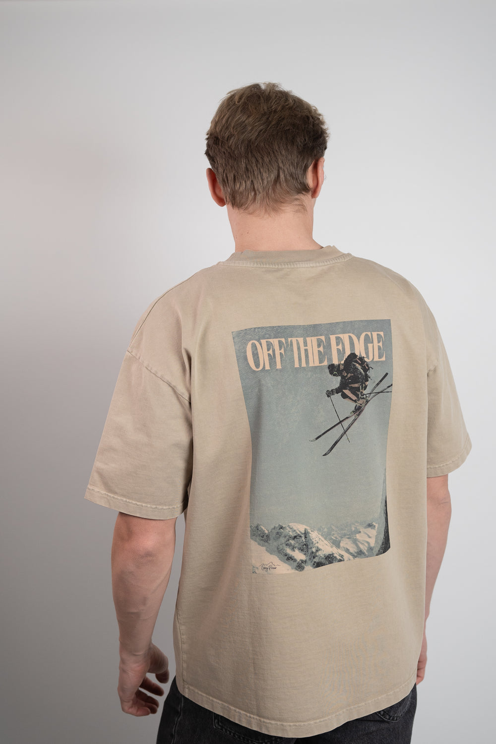 Mountain Maverick Tee - Khaki grey