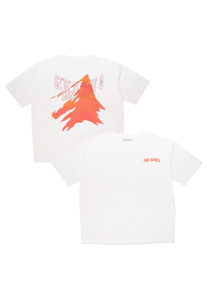 Native Tee - White/Orange