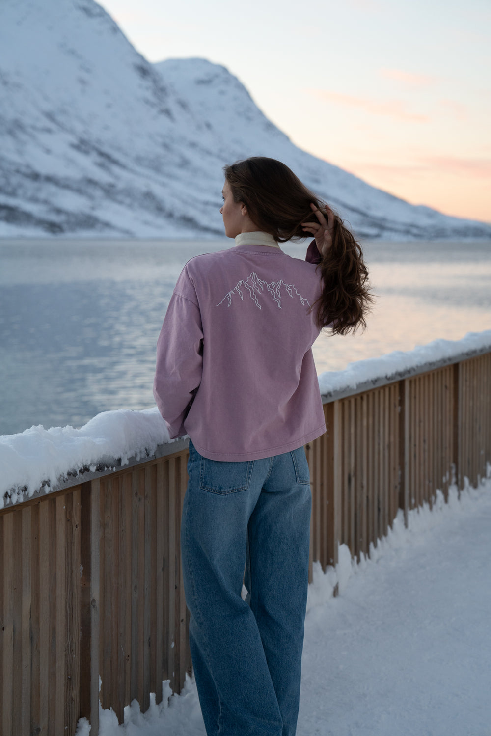 Boxy Alpine Long Sleeve - Dusty Lilac