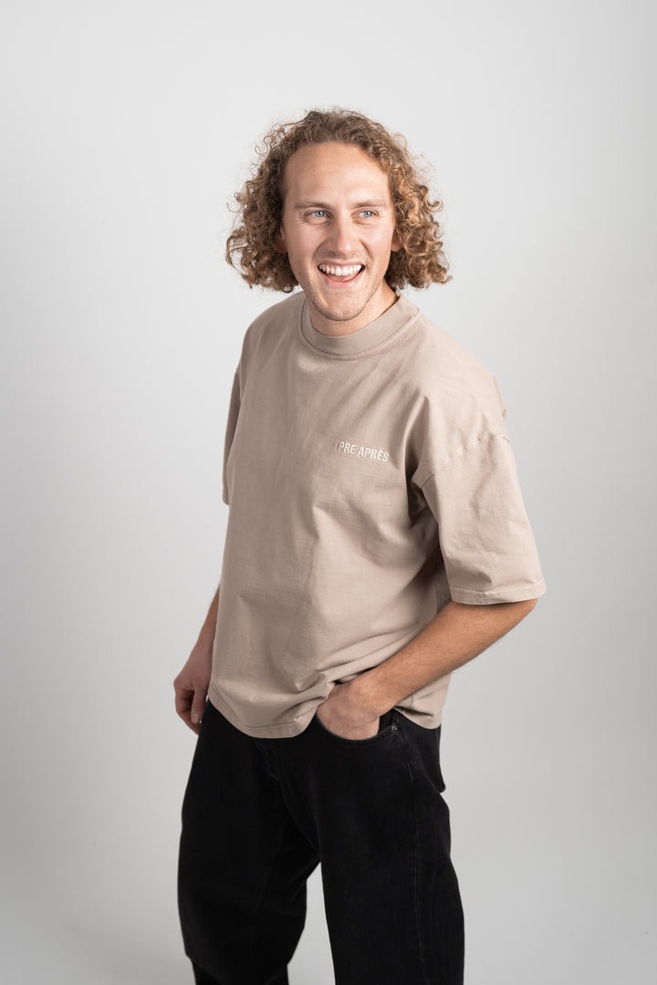 Base Washed Tee - Sandstone