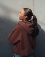 Vintage Washed Zip Jacket - Rusty Red