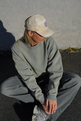 Off Piste Vintage Washed Sweatshirt - Green Stone