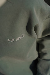 Off Piste Vintage Washed Sweatshirt - Green Stone