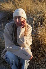 Wool Beanie - Cream White