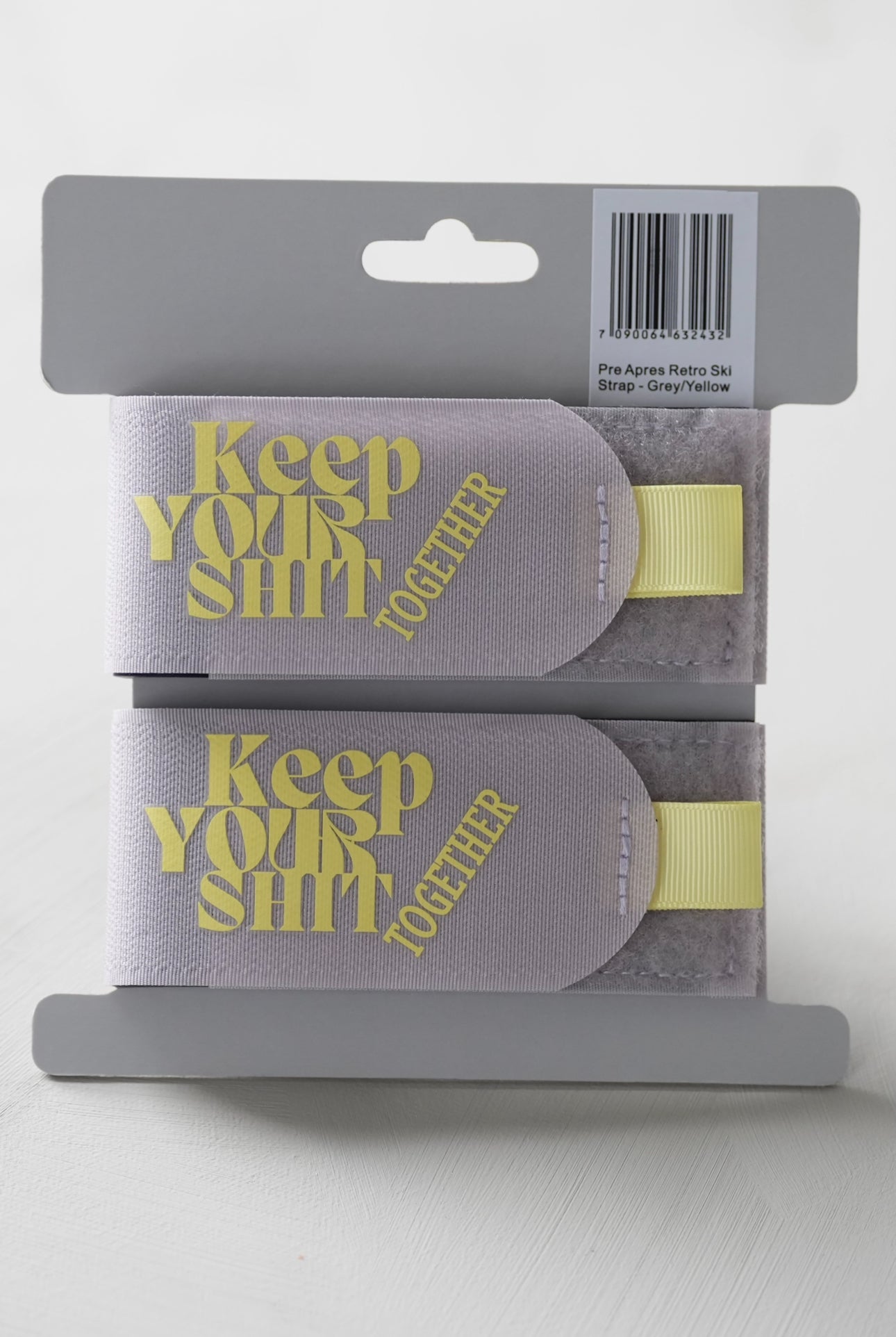 Pre Après Ski Strap - Yellow 2pk