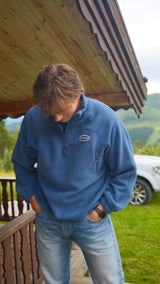 Summit Half Zip - Slate Blue