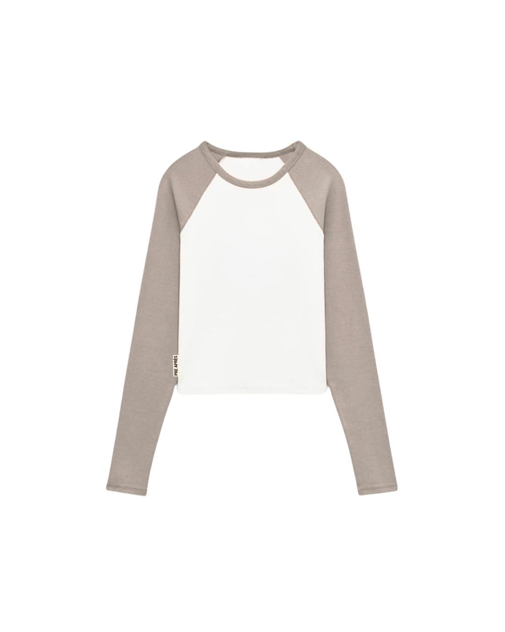 Duo Long Sleeve (w)- Brown/White