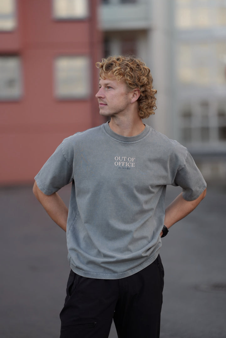 Out of Office Tee - Stormy Blue
