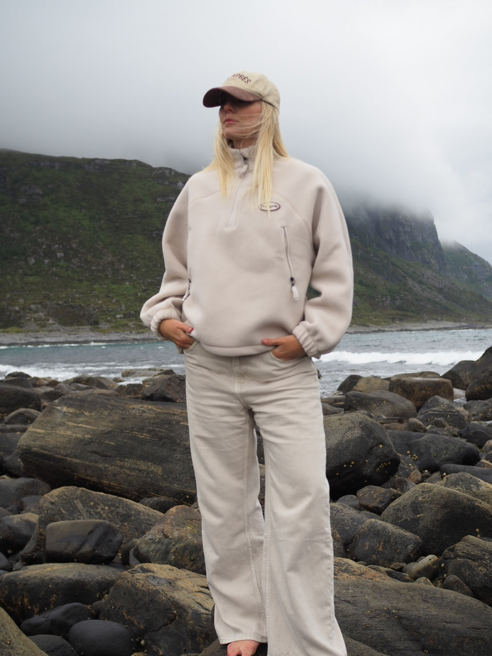 Summit Half Zip - Sand