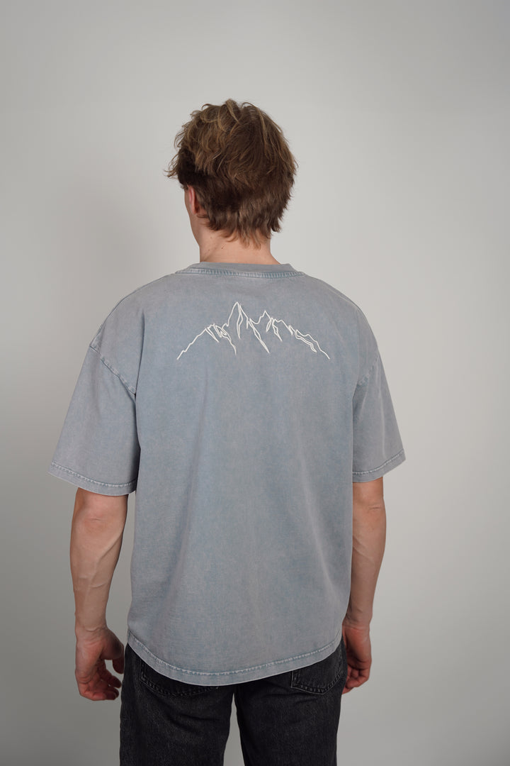 Alpine Horizon Tee - Stormy Blue