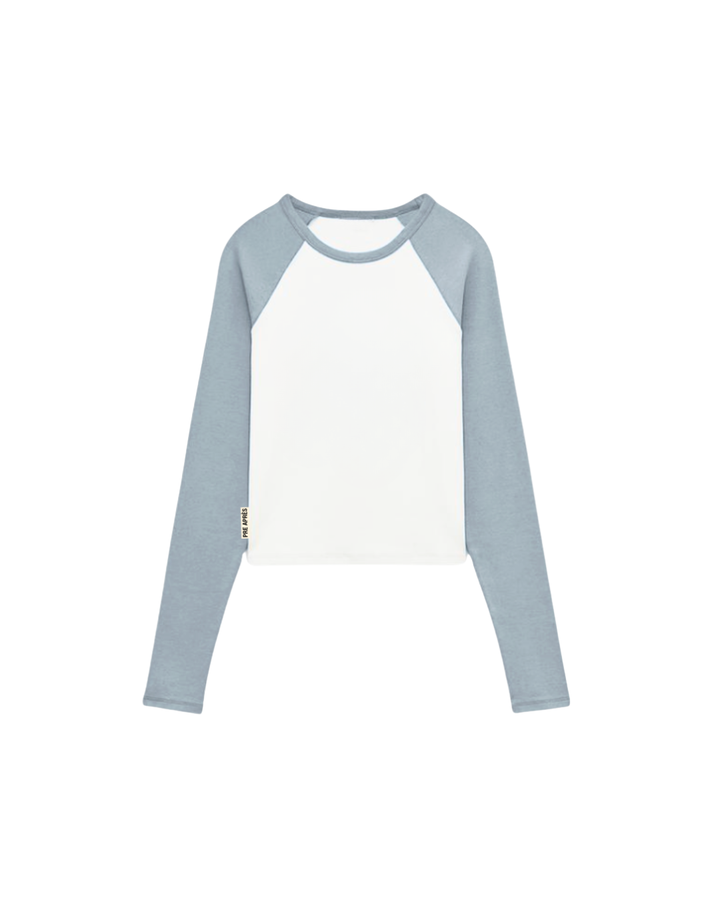 Duo Long Sleeve (w)- Cloud/White