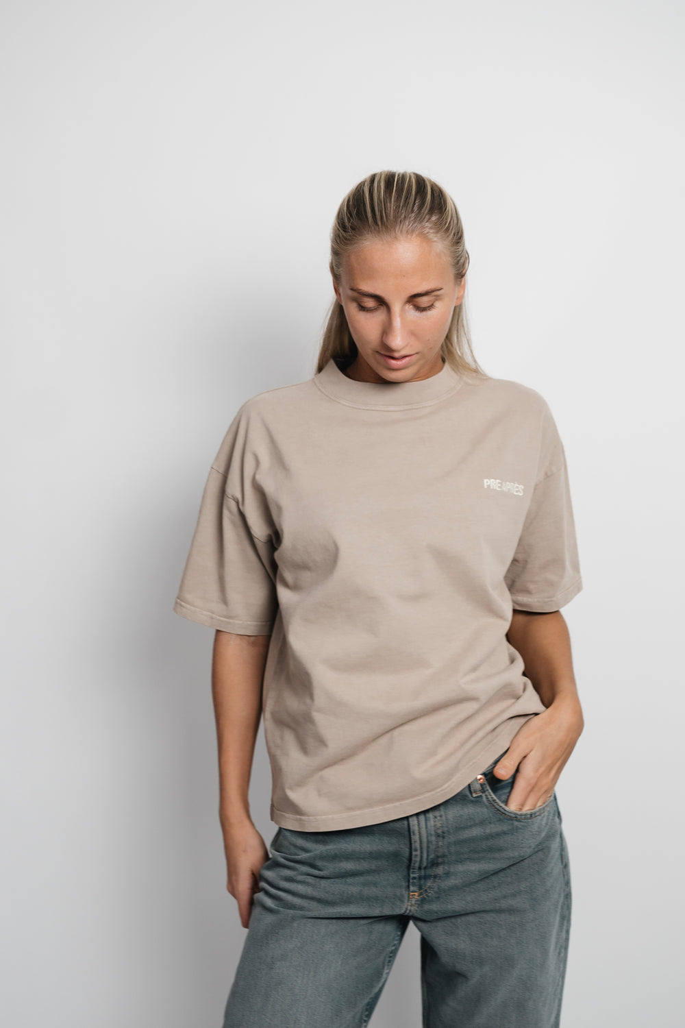 Base Washed Tee - Sandstone