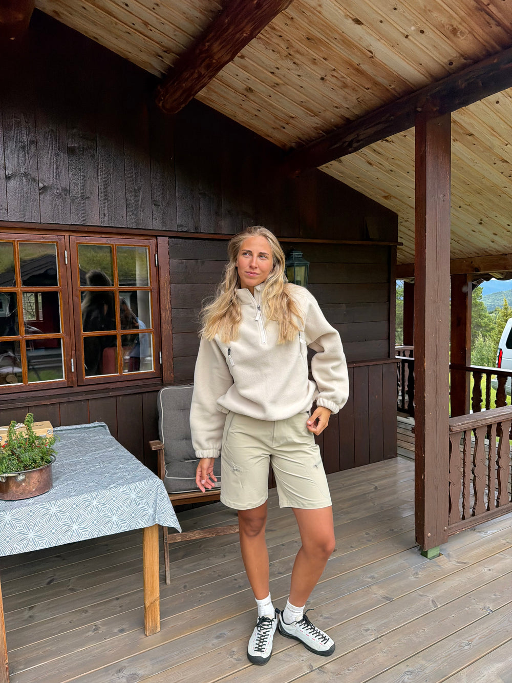 Summit Half Zip - Sand