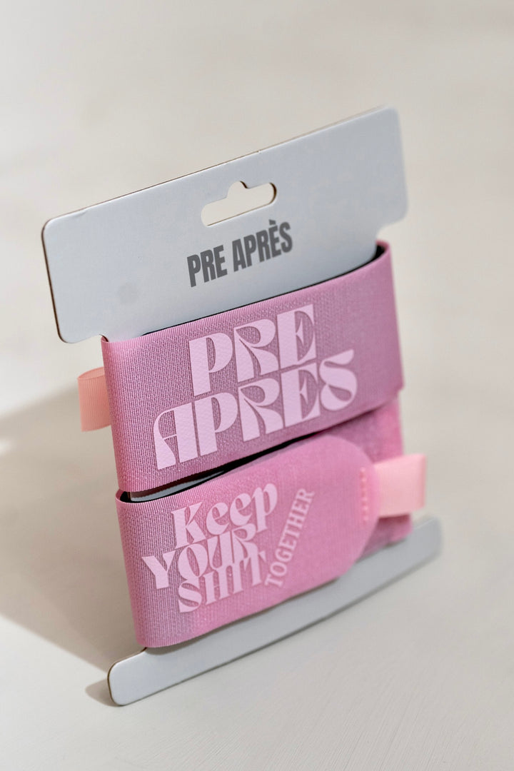 Pre Après Retro Ski Strap - Pink 2pk