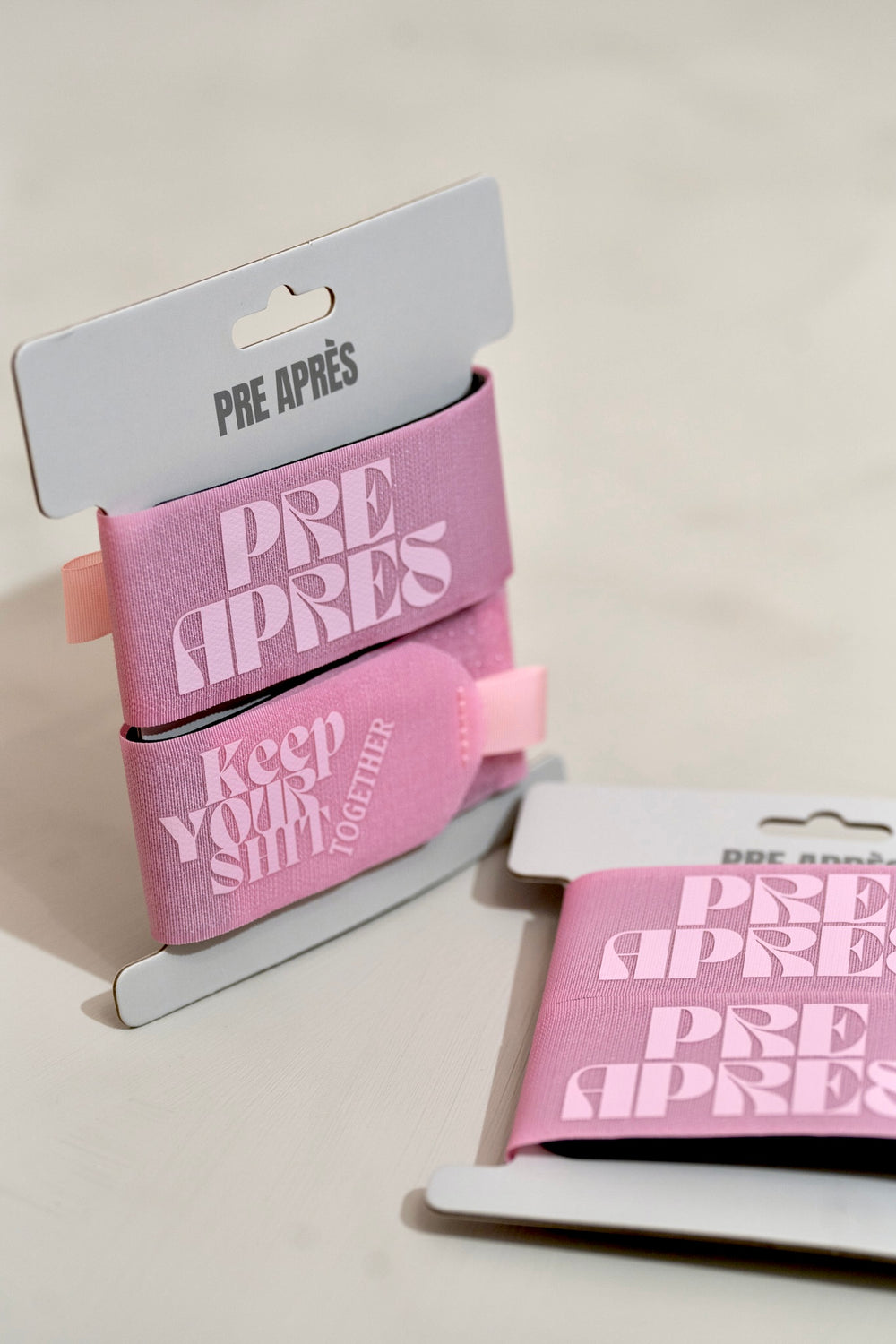 Pre Après Retro Ski Strap - Pink 2pk