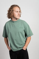 Base Washed Tee - Forrest Green