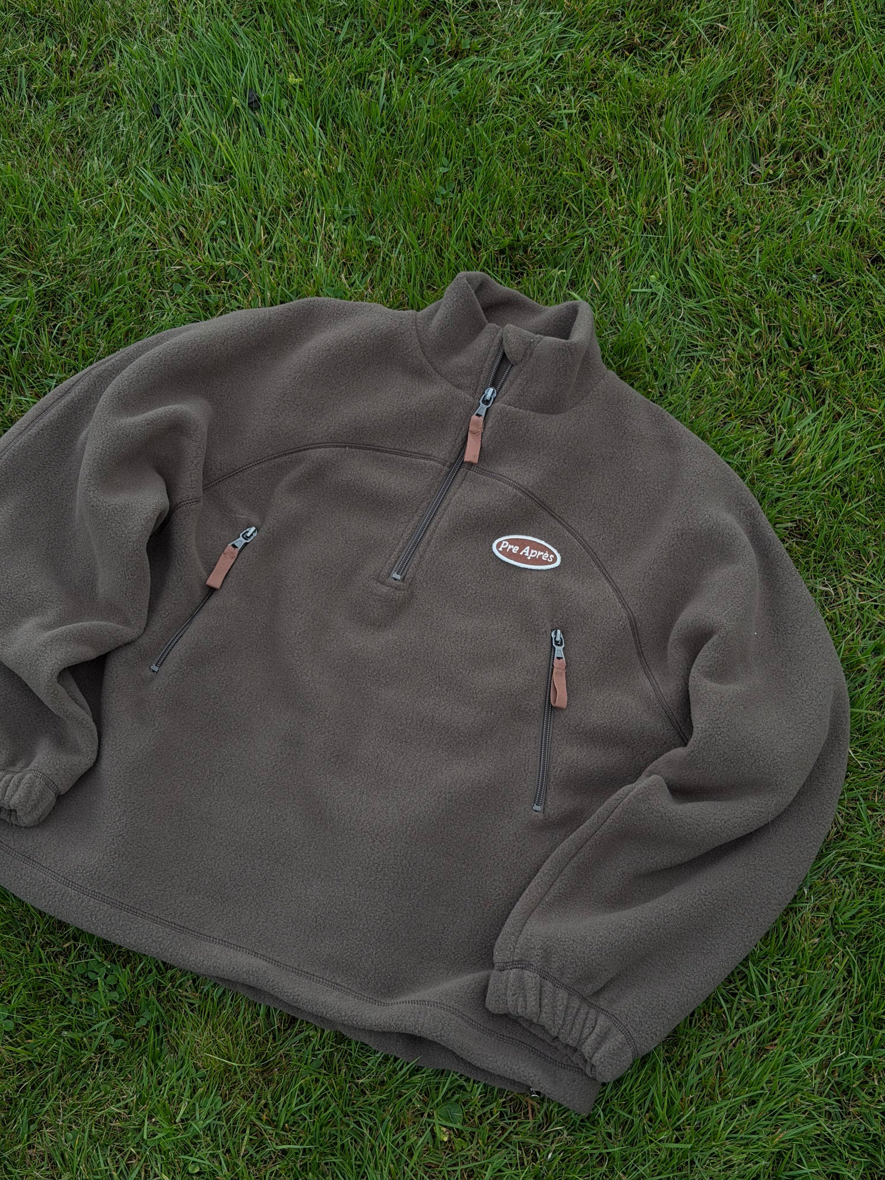 Summit Half Zip - Soft Brown