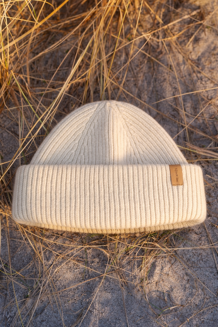 Wool Beanie - Cream White