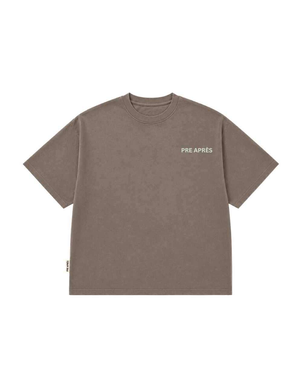 Base Tee - Brown Melange
