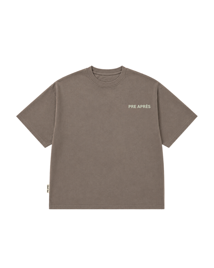 Base Tee - Brown Melange