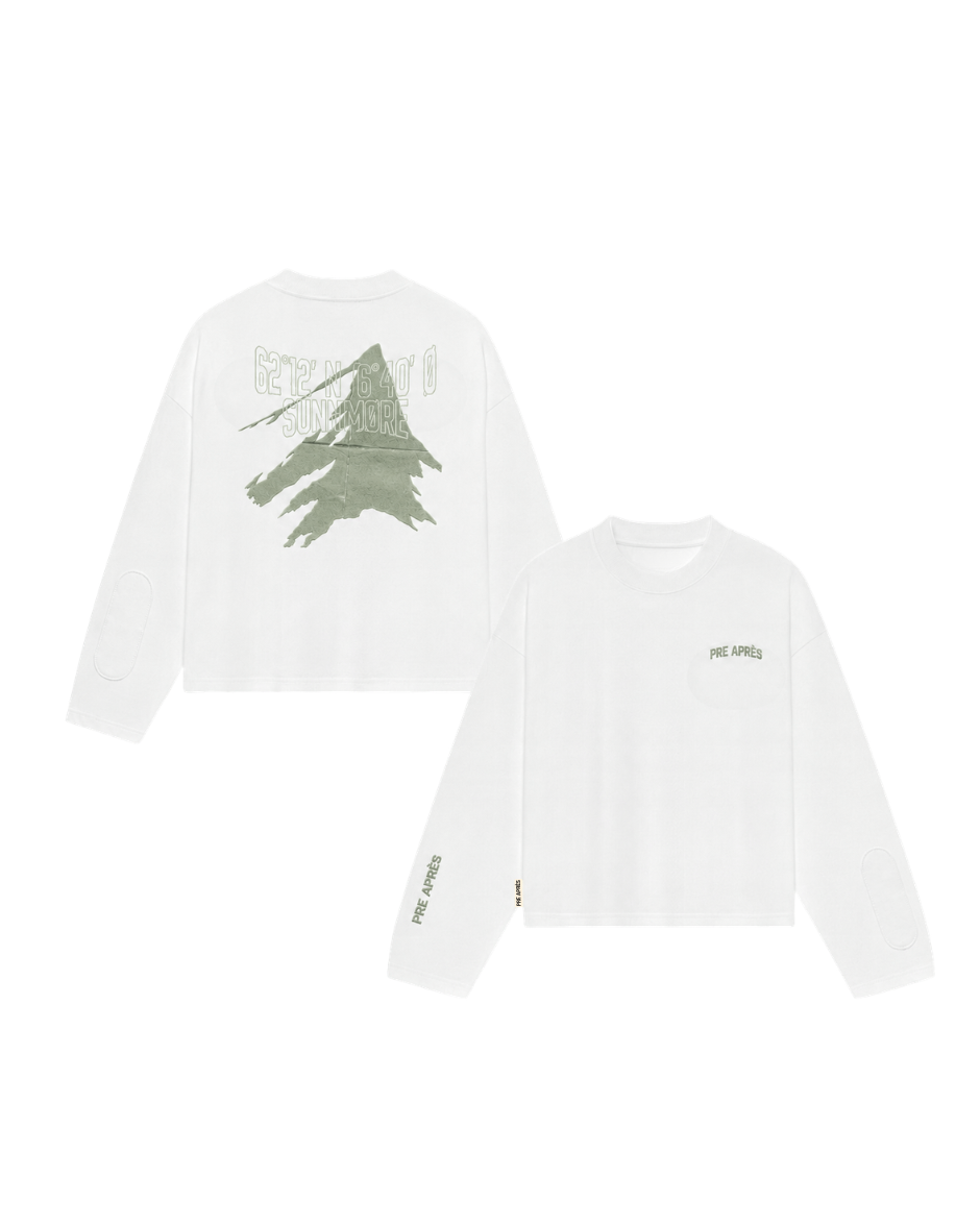 Native Long Sleeve - White/Sage