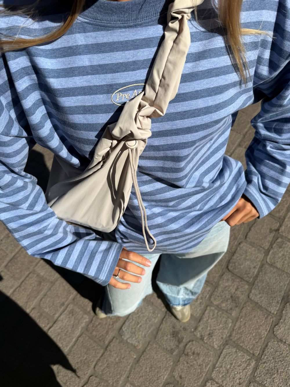 Logo Striped Long Sleeve - Blue/Blue