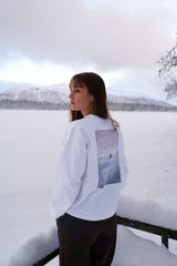 Boxy Cliff Long Sleeve - White