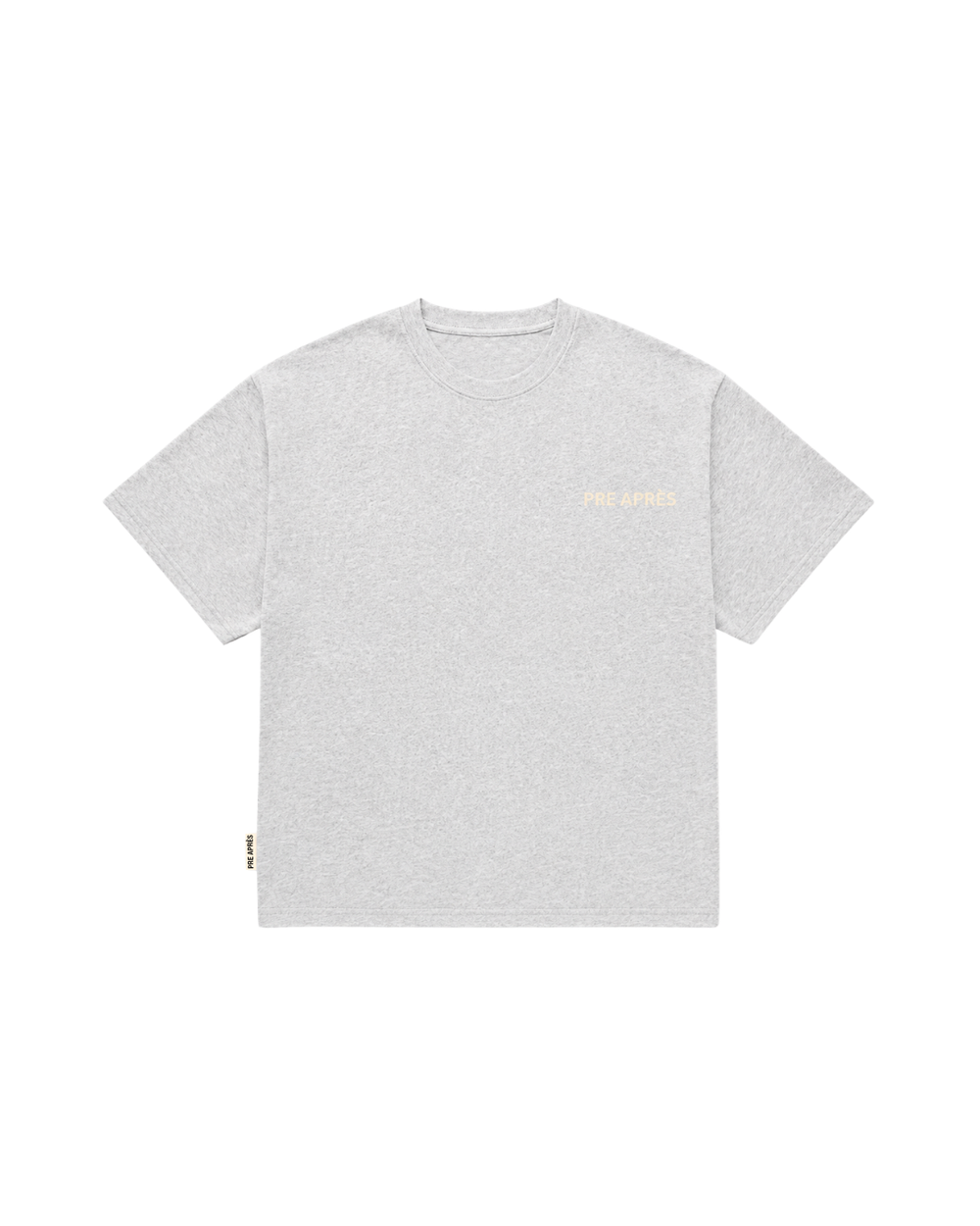 Base Tee- Grey Melange