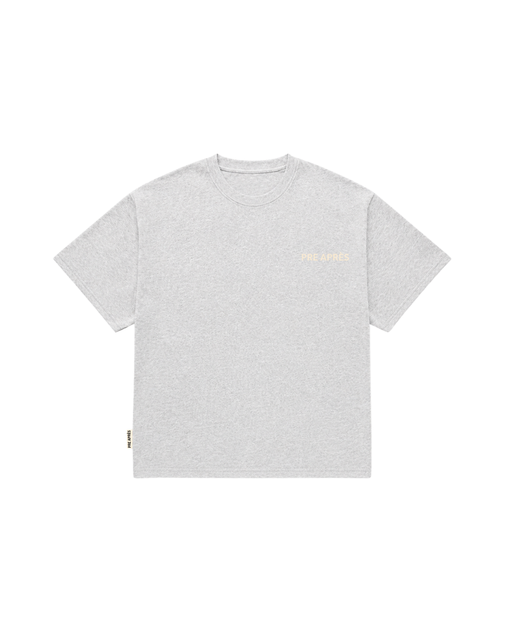 Base Tee- Grey Melange