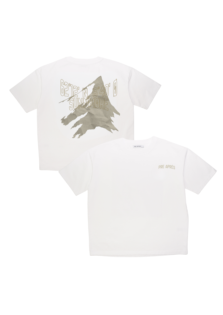Native Tee - White/Khaki