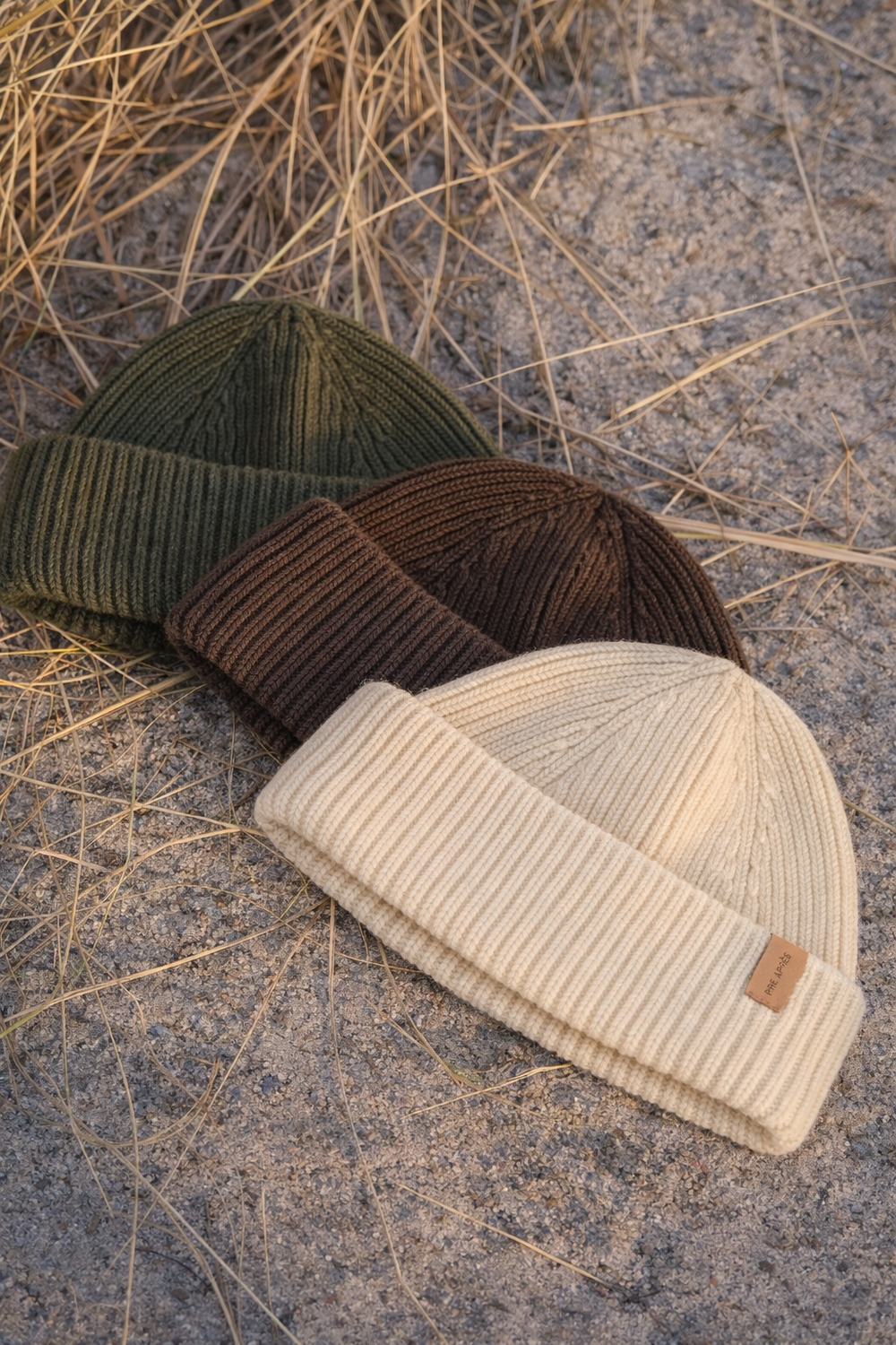 Wool Beanie - Soft Brown