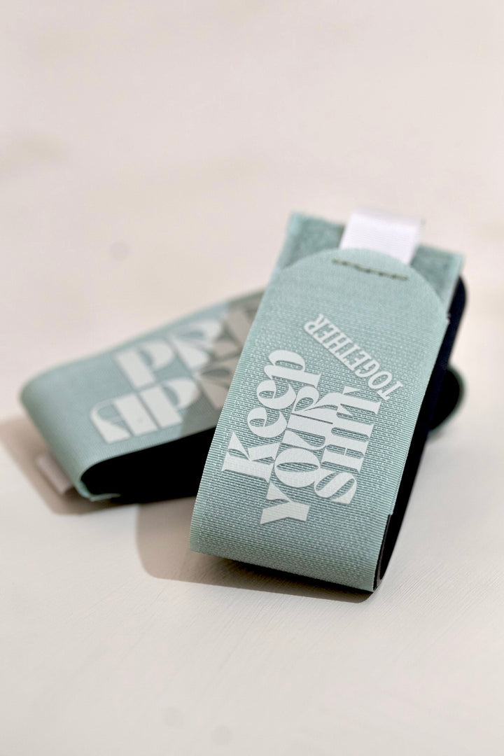 Pre Après Retro Ski Strap - Green 2pk
