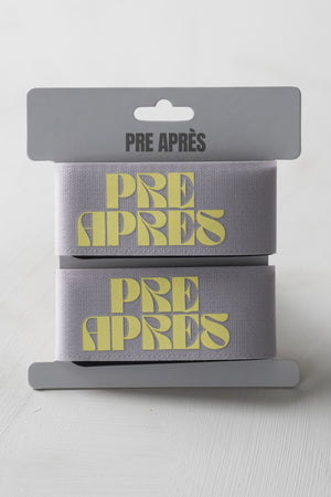 Pre Après Ski Strap - Yellow 2pk