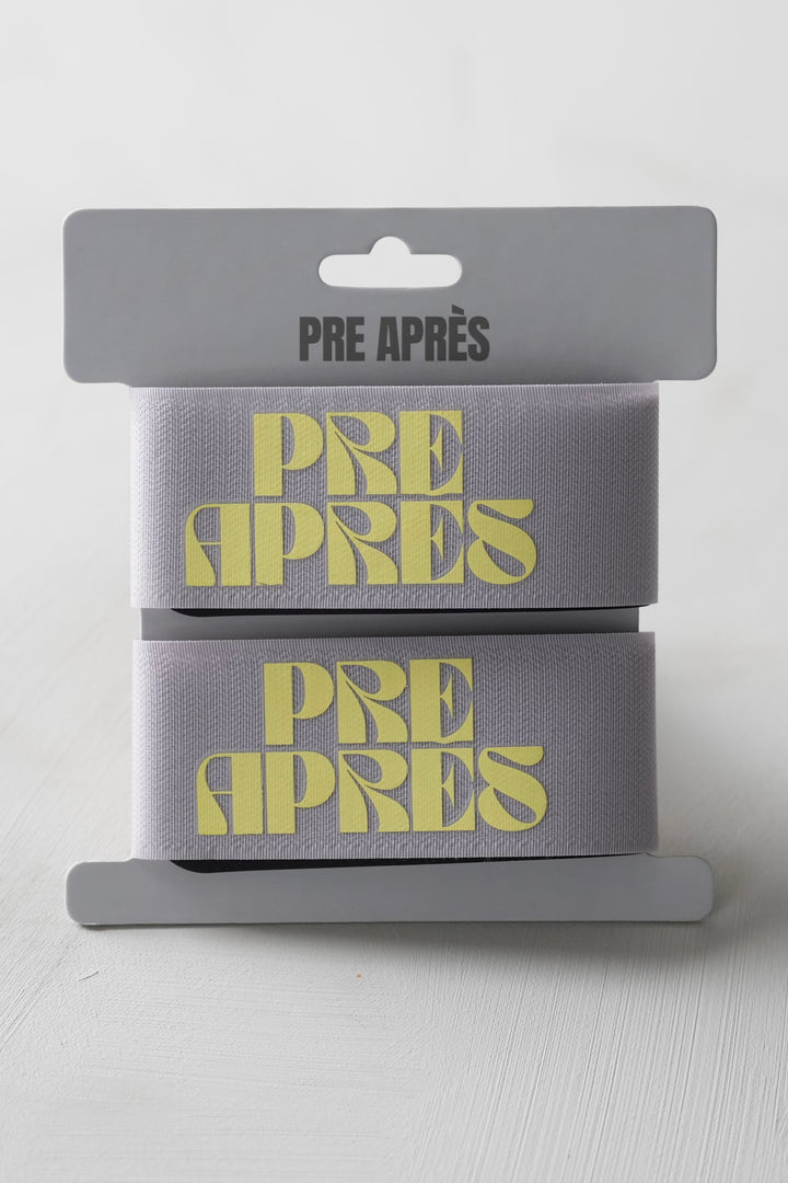 Pre Après Ski Strap - Yellow 2pk