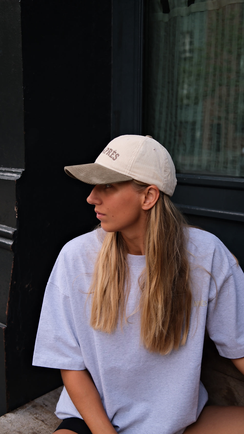 Retro Dad Cap - Green/White