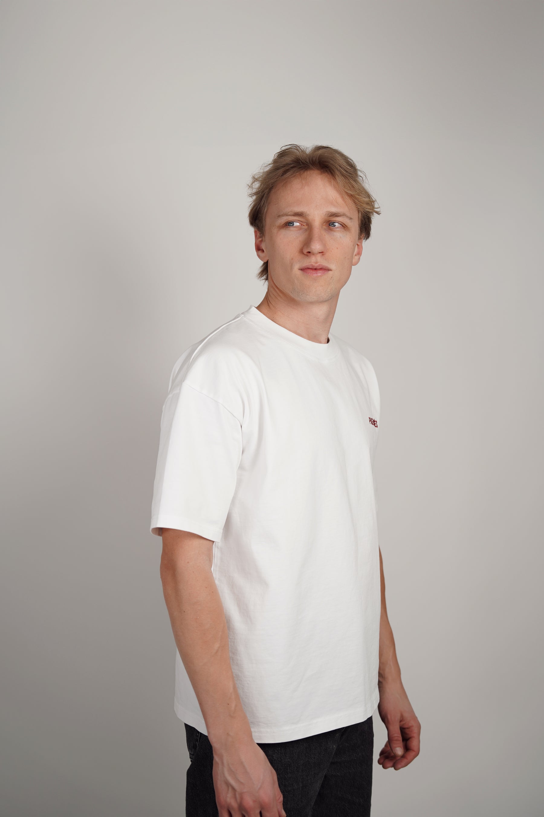 SKI Oversized Heavy Tee - White